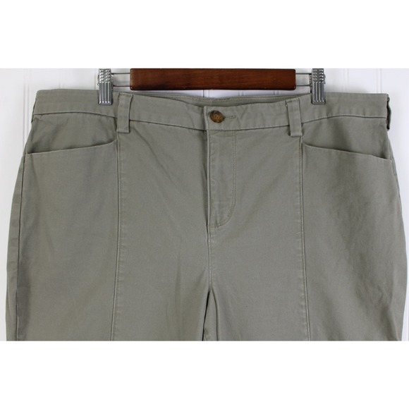 Duluth Trading Womens 18x31 Workday Warrior Chino Pants Gorpcore Outdoor Stretch - Picture 4 of 8